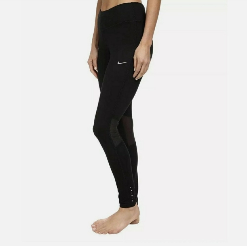 mike dri fit mesh leggings large